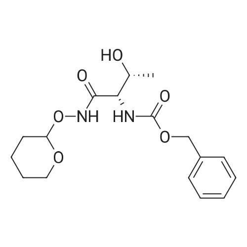 Benzyl ((2S,3R)-3-hydroxy-1-oxo-1-(((tetrahydro-2H-pyran-2-yl)oxy)amino)butan-2-yl)carbamate