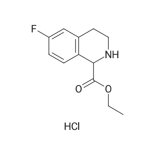 Ethyl 6-fluoro-1,2,3,4-tetrahydroisoquinoline-1-carboxylate hydrochloride