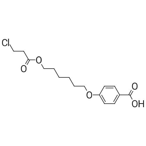 4-((6-((3-Chloropropanoyl)oxy)hexyl)oxy)benzoic acid