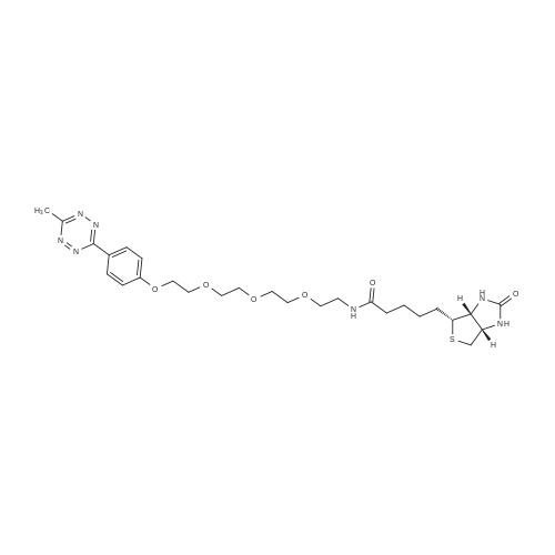N-(2-(2-(2-(2-(4-(6-Methyl-1,2,4,5-tetrazin-3-yl)phenoxy)ethoxy)ethoxy)ethoxy)ethyl)-5-((3aR,4R,6aS)