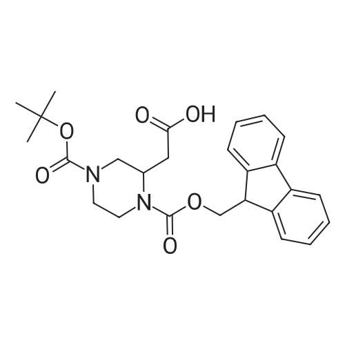 4-Boc-1-Fmoc-2-piperazineacetic acid