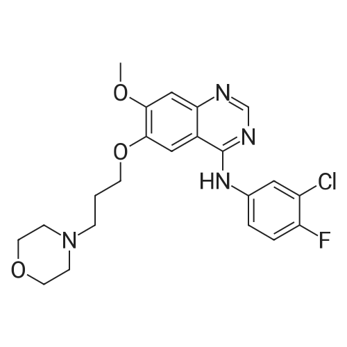 184475-35-2 N-(3-Chloro-4-fluorophenyl)-7-methoxy-6-(3-morpholinopropoxy)quinazolin-4-amine