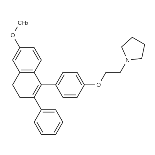 1-(2-(4-(6-Methoxy-2-phenyl-3,4-dihydronaphthalen-1-yl)phenoxy)ethyl)pyrrolidine