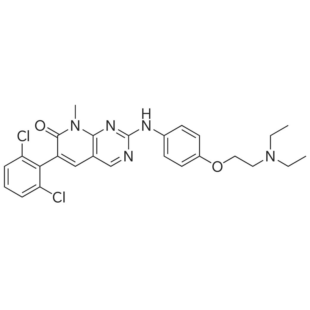 6-(2,6-Dichlorophenyl)-2-((4-(2-(diethylamino)ethoxy)phenyl)amino)-8-methylpyrido[2,3-d]pyrimidin-7(