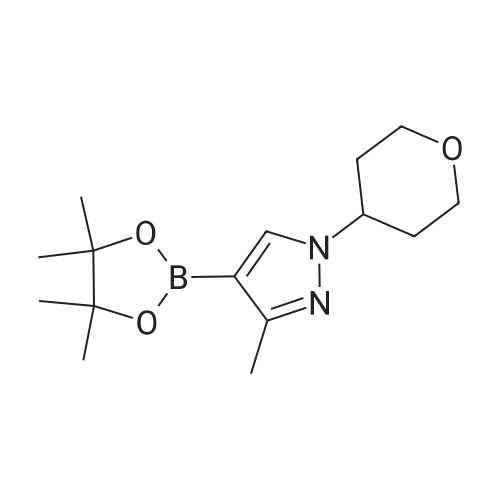 1853186-01-2 3-Methyl-1-(tetrahydro-2H-pyran-4-yl)-4-(4,4,5,5-tetramethyl-1,3,2-dioxaborolan-2-yl)-1