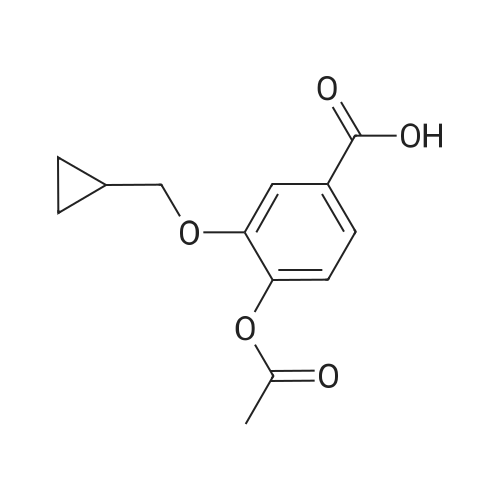 4-Acetoxy-3-(cyclopropylmethoxy)benzoic acid