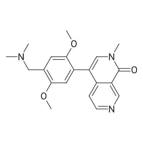 4-(4-((Dimethylamino)methyl)-2,5-dimethoxyphenyl)-2-methyl-2,7-naphthyridin-1(2H)-one