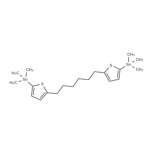 1,6-Bis(5-(trimethylstannyl)thiophen-2-yl)hexane