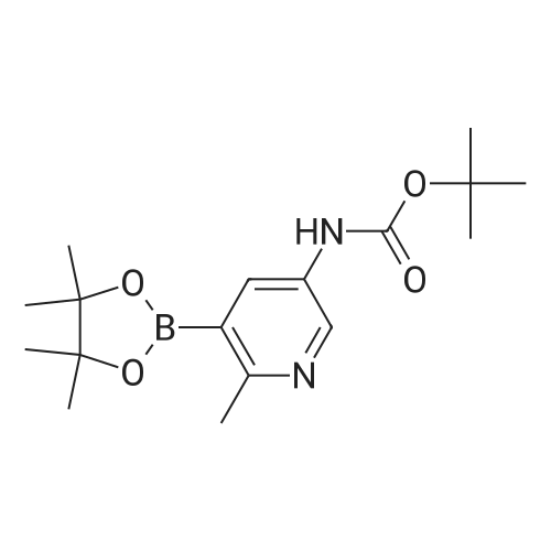 tert-Butyl (6-methyl-5-(4,4,5,5-tetramethyl-1,3,2-dioxaborolan-2-yl)pyridin-3-yl)carbamate
