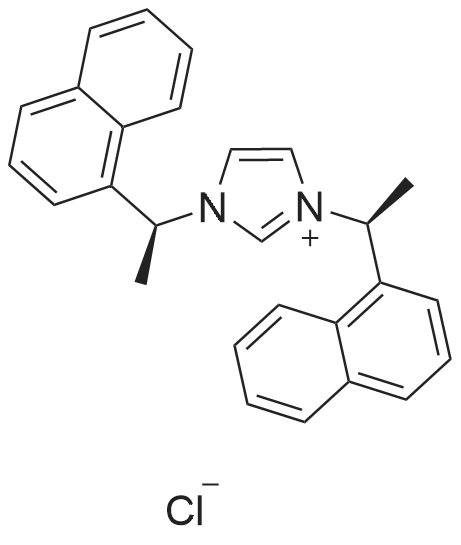1,3-Bis((S)-1-(naphthalen-1-yl)ethyl)-1H-imidazol-3-ium chloride