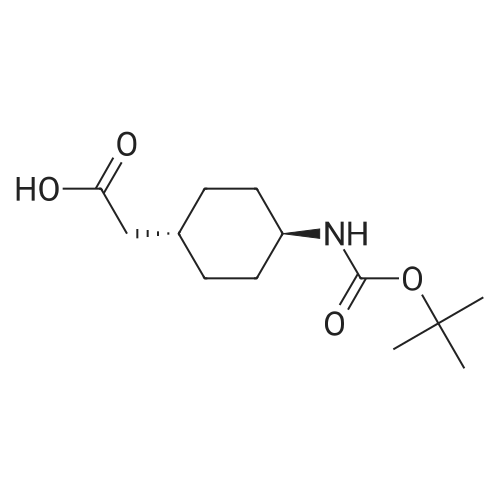 2-(trans-4-((tert-Butoxycarbonyl)amino)cyclohexyl)acetic acid