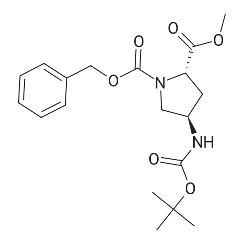 (2S,4R)-1-Benzyl 2-methyl 4-((tert-butoxycarbonyl)amino)pyrrolidine-1,2-dicarboxylate