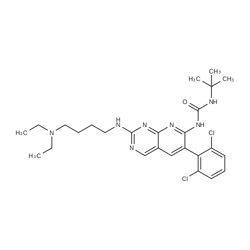 1-(tert-Butyl)-3-(6-(2,6-dichlorophenyl)-2-((4-(diethylamino)butyl)amino)pyrido[2,3-d]pyrimidin-7-yl