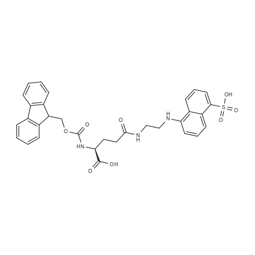 Fmoc-Glu(Edans)-OH