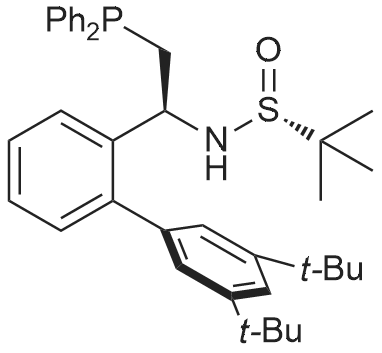 (R)-N-((S)-1-(3',5'-Di-tert-butyl-[1,1'-biphenyl]-2-yl)-2-(diphenylphosphanyl)ethyl)-2-methylpropane
