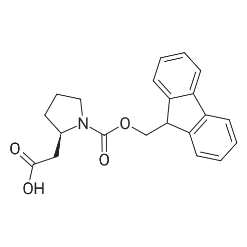 (R)-2-(1-(((9H-Fluoren-9-yl)methoxy)carbonyl)pyrrolidin-2-yl)acetic acid