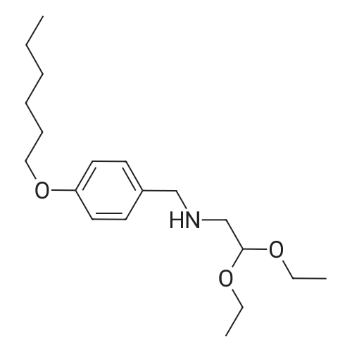 2,2-Diethoxy-N-(4-(hexyloxy)benzyl)ethanamine