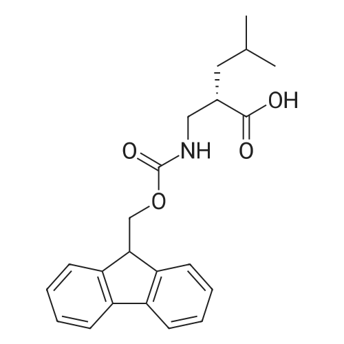 (S)-2-(((((9H-Fluoren-9-yl)methoxy)carbonyl)amino)methyl)-4-methylpentanoic acid