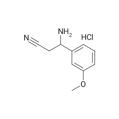 3-Amino-3-(3-methoxyphenyl)propanenitrile hydrochloride