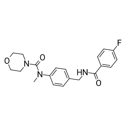 1956390-03-6 N-(4-((4-Fluorobenzamido)methyl)phenyl)-N-methylmorpholine-4-carboxamide