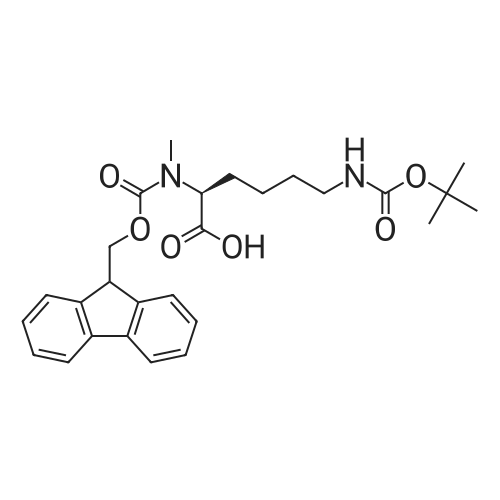 (S)-2-((((9H-Fluoren-9-yl)methoxy)carbonyl)(methyl)amino)-6-((tert-butoxycarbonyl)amino)hexanoic aci