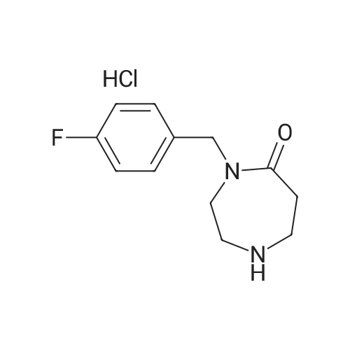 4-(4-Fluorobenzyl)-1,4-diazepan-5-one hydrochloride