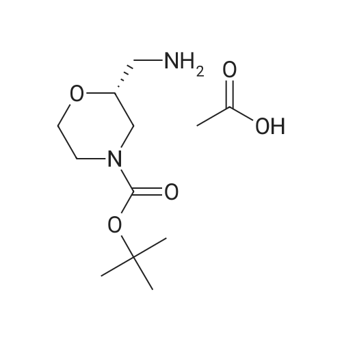 (R)-tert-Butyl 2-(aminomethyl)morpholine-4-carboxylate acetate