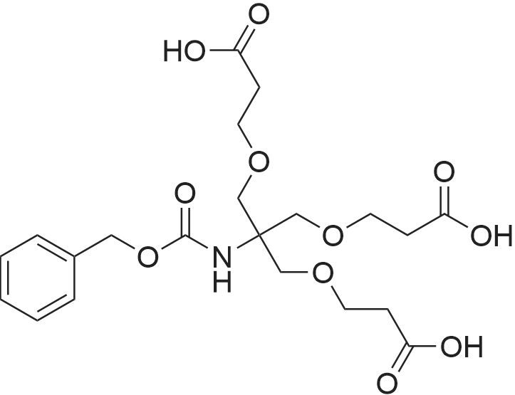 3,3'-((2-(((Benzyloxy)carbonyl)amino)-2-((2-carboxyethoxy)methyl)propane-1,3-diyl)bis(oxy))dipropion