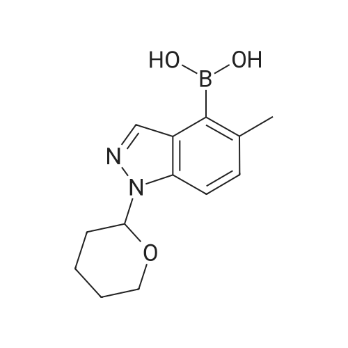 [5-Methyl-1-(oxan-2-yl)-1H-indazol-4-yl]boronic acid