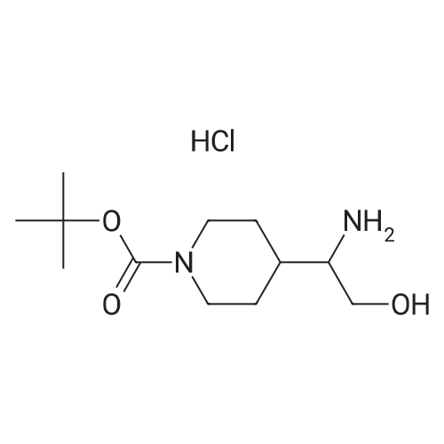 tert-Butyl 4-(1-amino-2-hydroxyethyl)piperidine-1-carboxylate hydrochloride