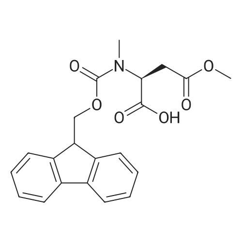 (S)-2-((((9H-Fluoren-9-yl)methoxy)carbonyl)(methyl)amino)-4-methoxy-4-oxobutanoic acid