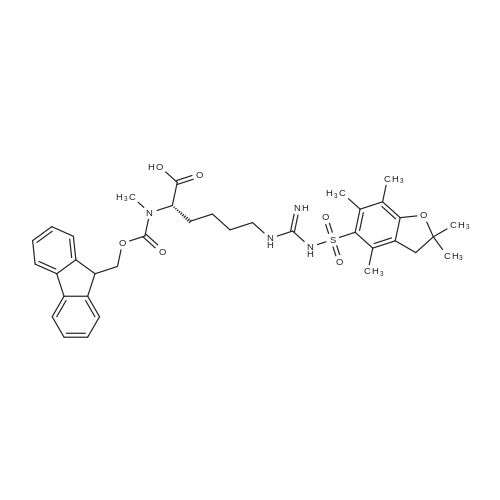 (S)-2-((((9H-Fluoren-9-yl)methoxy)carbonyl)(methyl)amino)-6-(3-((2,2,4,6,7-pentamethyl-2,3-dihydrobe