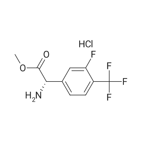 (S)-Methyl 2-amino-2-(3-fluoro-4-(trifluoromethyl)phenyl)acetate hydrochloride