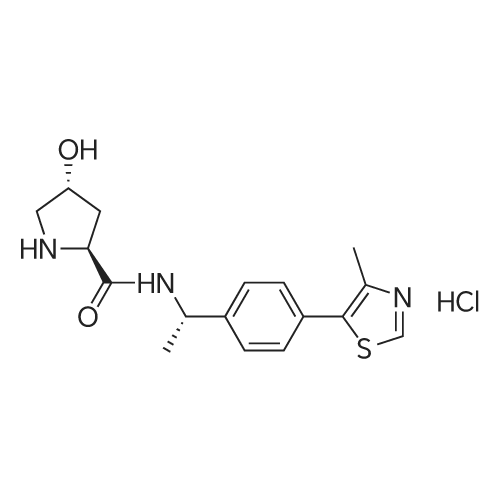 (2S,4R)-4-Hydroxy-N-((S)-1-(4-(4-methylthiazol-5-yl)phenyl)ethyl)pyrrolidine-2-carboxamide hydrochlo