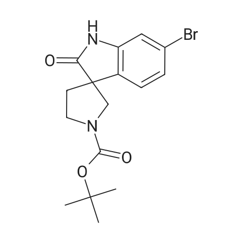 tert-Butyl 6-bromo-2-oxospiro[indoline-3,3'-pyrrolidine]-1'-carboxylate