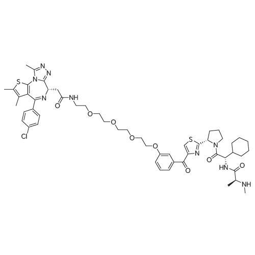 (S)-N-((S)-2-((S)-2-(4-(3-((1-((S)-4-(4-Chlorophenyl)-2,3,9-trimethyl-6H-thieno[3,2-f][1,2,4]triazol