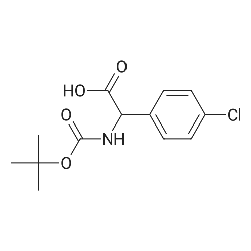 2-((tert-Butoxycarbonyl)amino)-2-(4-chlorophenyl)acetic acid