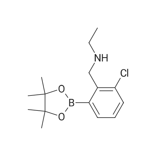 3-Chloro-2-(N-ethylaminomethyl)phenylboronic acid, pinacol ester