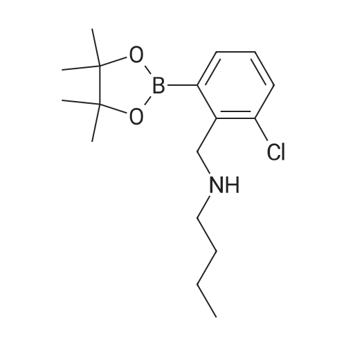 2096334-51-7 N-(2-Chloro-6-(4,4,5,5-tetramethyl-1,3,2-dioxaborolan-2-yl)benzyl)butan-1-amine
