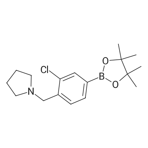 2096337-95-8 1-(2-Chloro-4-(4,4,5,5-tetramethyl-1,3,2-dioxaborolan-2-yl)benzyl)pyrrolidine