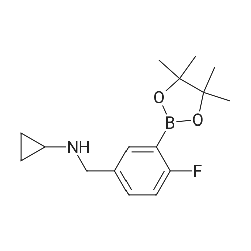 5-(Cyclopropylaminomethyl)-2-fluorophenylboronic acid pinacol ester