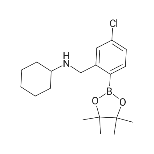 2096340-23-5 N-(5-Chloro-2-(4,4,5,5-tetramethyl-1,3,2-dioxaborolan-2-yl)benzyl)cyclohexanamine
