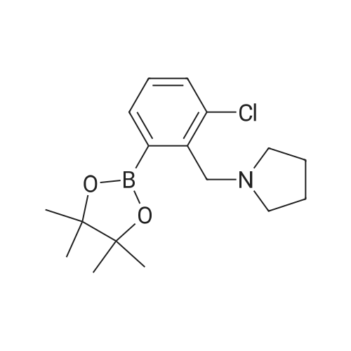 2096341-78-3 1-(2-Chloro-6-(4,4,5,5-tetramethyl-1,3,2-dioxaborolan-2-yl)benzyl)pyrrolidine