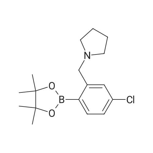 2096341-79-4 1-(5-Chloro-2-(4,4,5,5-tetramethyl-1,3,2-dioxaborolan-2-yl)benzyl)pyrrolidine