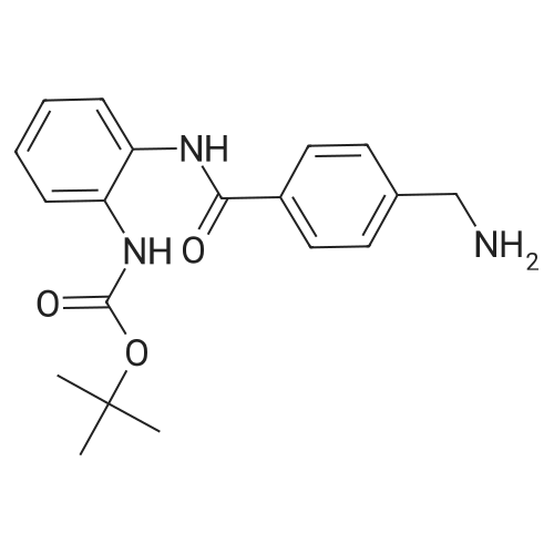 209784-85-0|tert-Butyl (2-(4-(aminomethyl)benzamido)phenyl)carbamate