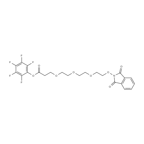 Perfluorophenyl 3-(2-(2-(2-((1,3-dioxoisoindolin-2-yl)oxy)ethoxy)ethoxy)ethoxy)propanoate