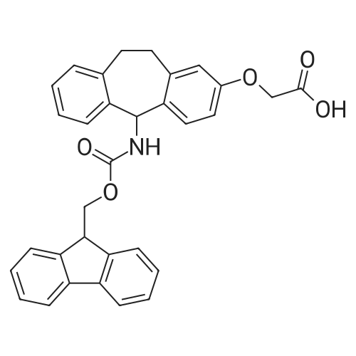 2-((5-((((9H-Fluoren-9-yl)methoxy)carbonyl)amino)-10,11-dihydro-5H-dibenzo[a,d][7]annulen-2-yl)oxy)a