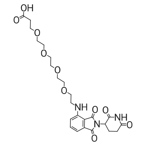1-((2-(2,6-Dioxopiperidin-3-yl)-1,3-dioxoisoindolin-4-yl)amino)-3,6,9,12-tetraoxapentadecan-15-oic a
