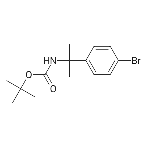 tert-Butyl 2-(4-bromophenyl)propan-2-ylcarbamate
