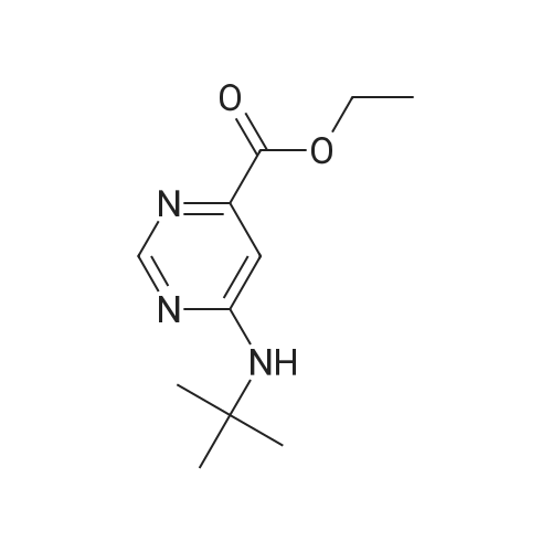 Ethyl 6-(tert-butylamino)pyrimidine-4-carboxylate